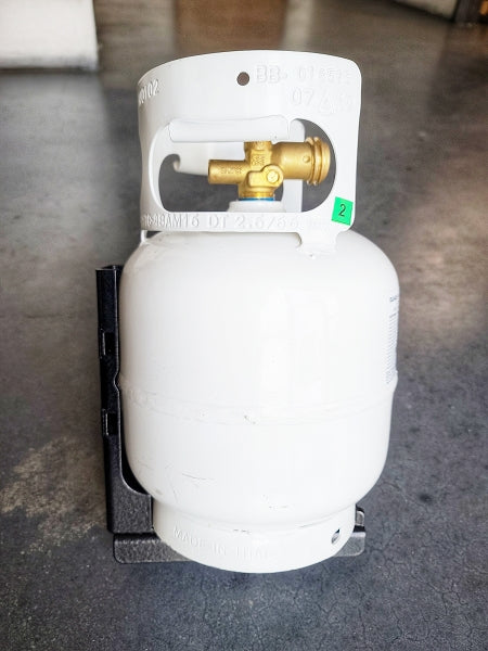 5lb Propane tank bracket for Flame King style (only works with 5lb tanks)