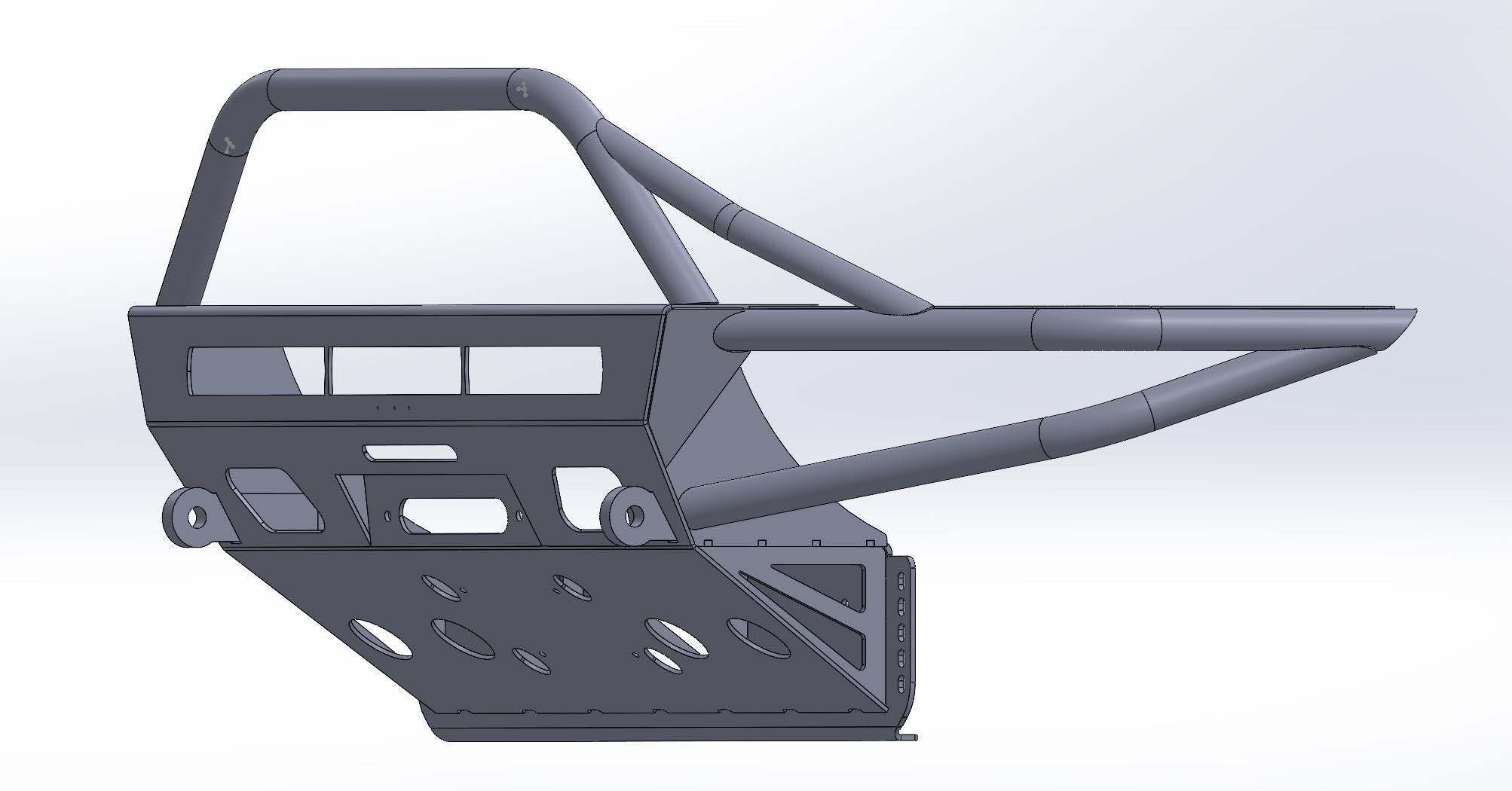 BAMF light 5th Gen 2010 plus  4runner (DIY weld yourself kit) Hybrid bumper