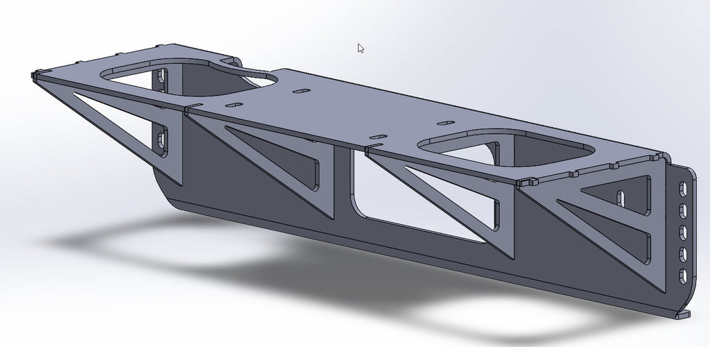 BAMF light 5th Gen 2010 plus  4runner (DIY weld yourself kit) Hybrid bumper