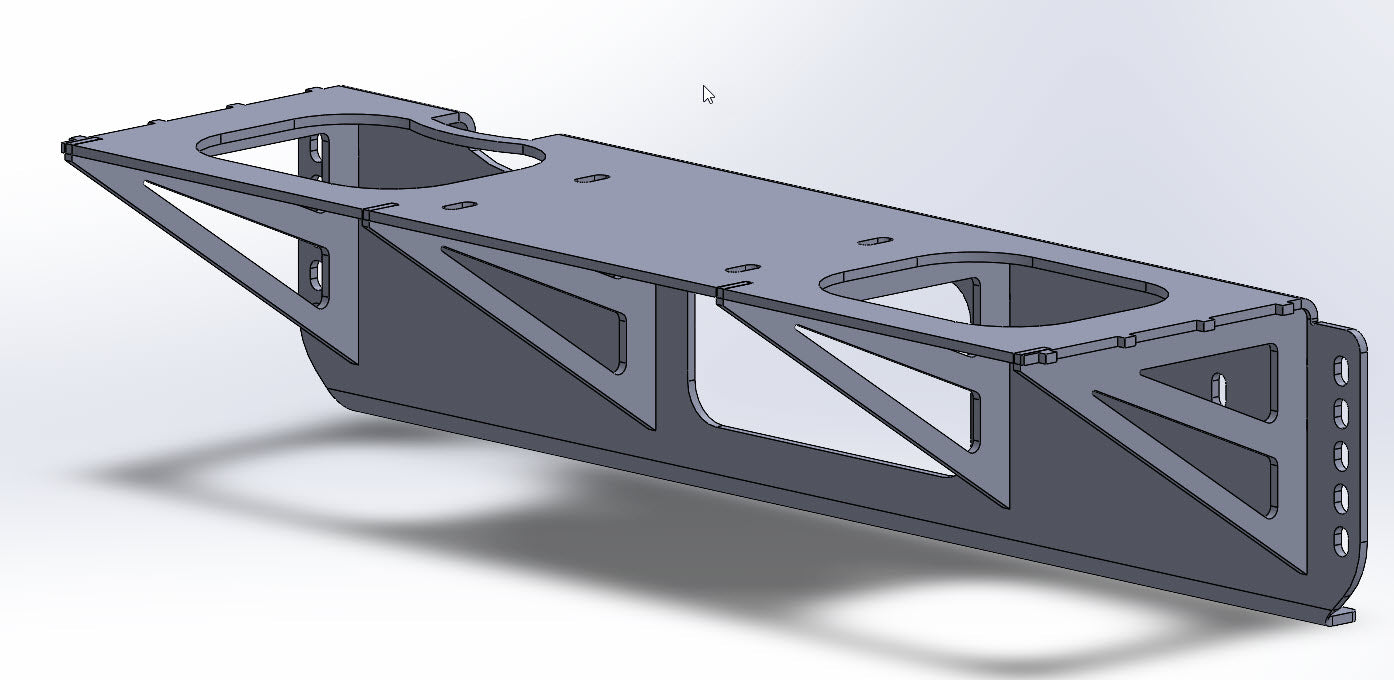 BAMF light 5th Gen 2010 plus  4runner (DIY weld yourself kit) Hybrid bumper