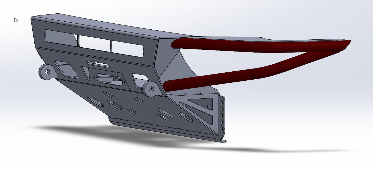 BAMF light 5th Gen 2010 plus  4runner (DIY weld yourself kit) Hybrid bumper