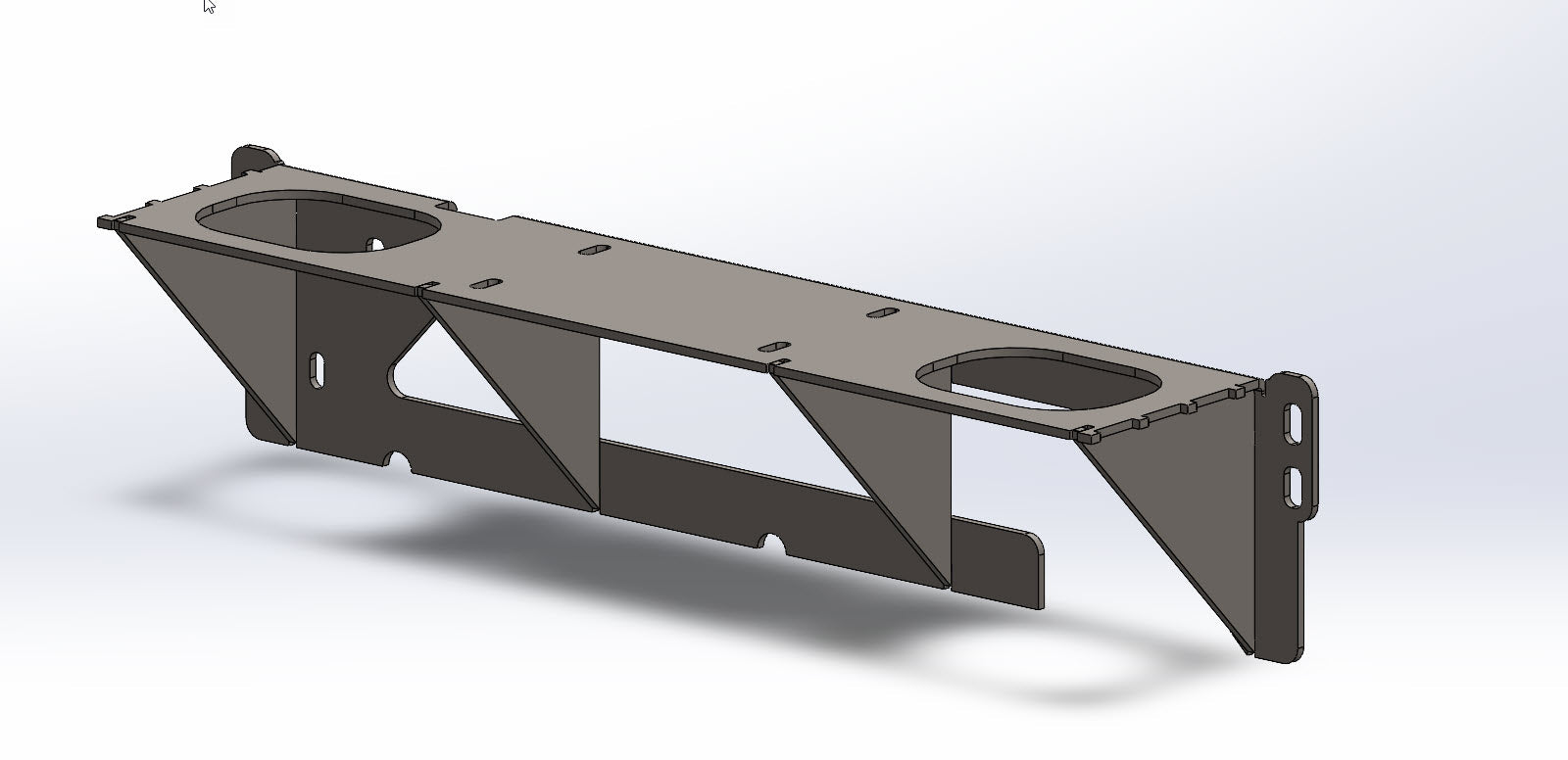 2012 to 2015 (DIY weld yourself kit) Tacoma front Hybrid bumper