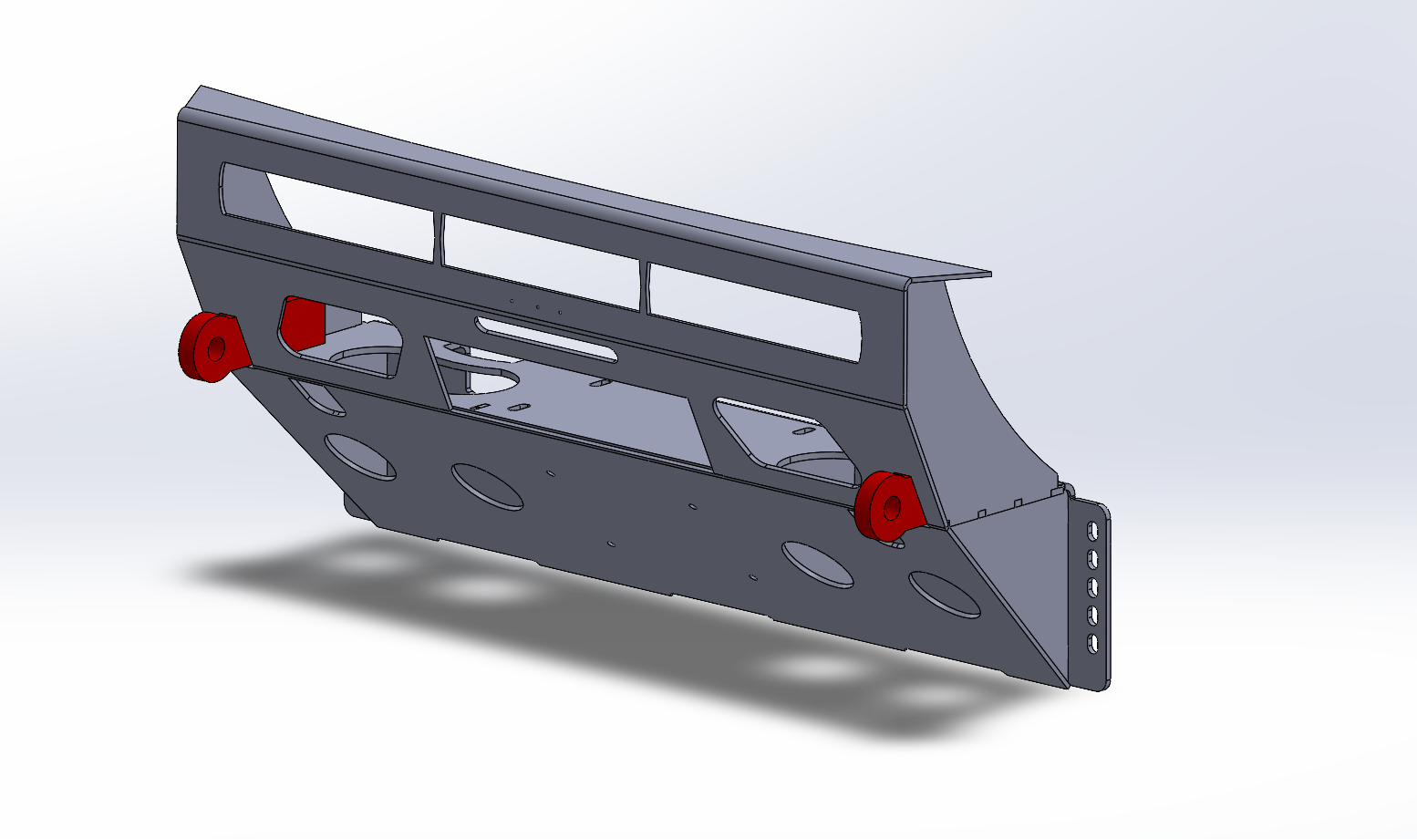BAMF Light 4th Gen 4Runner (DIY weld yourself kit) Hybrid bumper