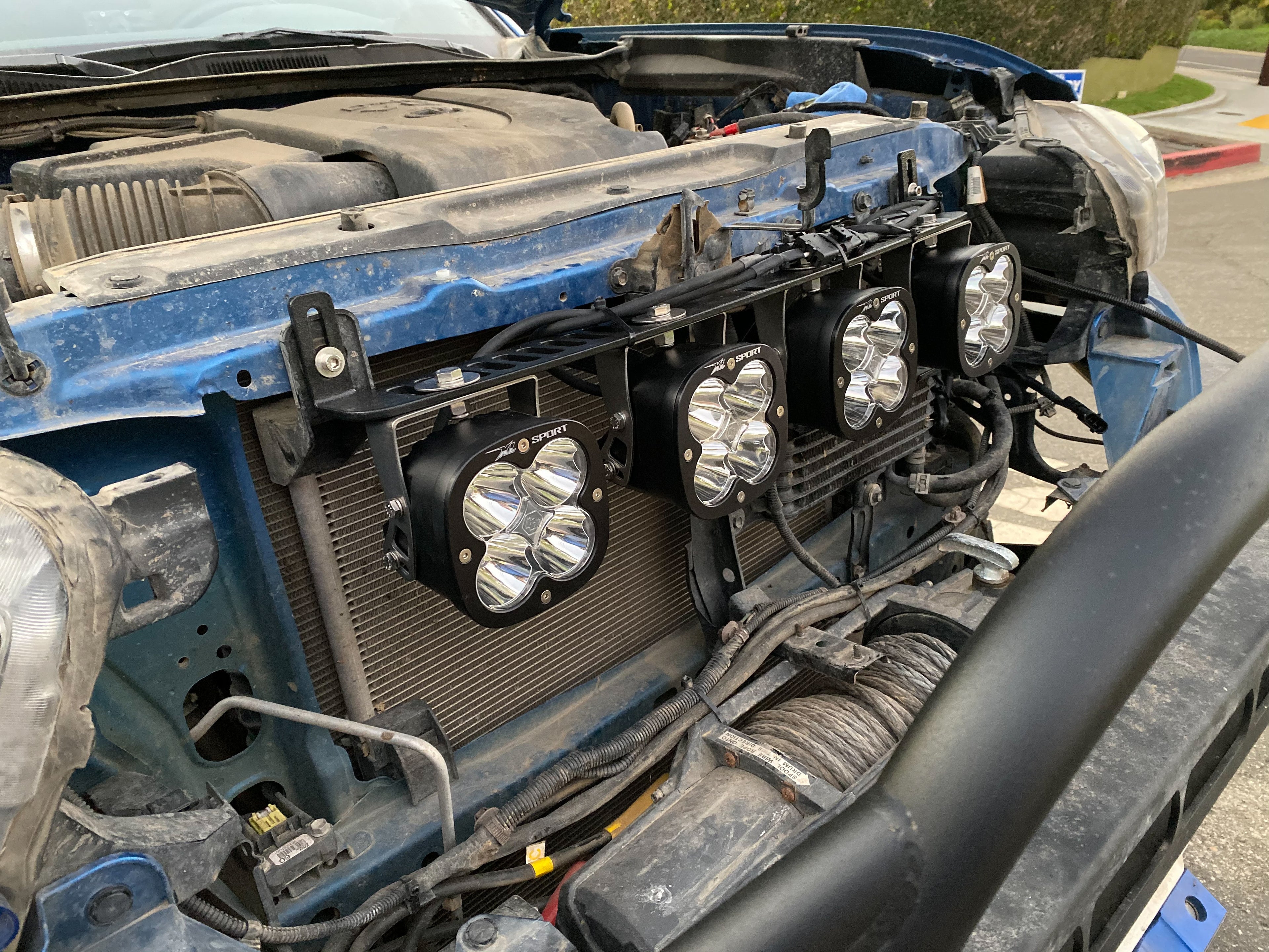 2005-2023 Toyota Tacoma Behind the Grille Light Bar Bracket