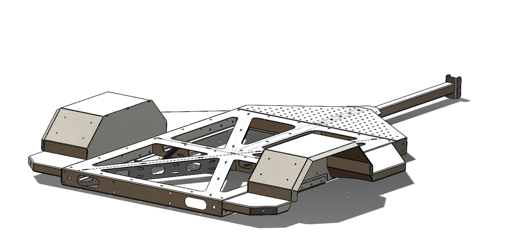 X-100 DIY Utility Trailer Chassis